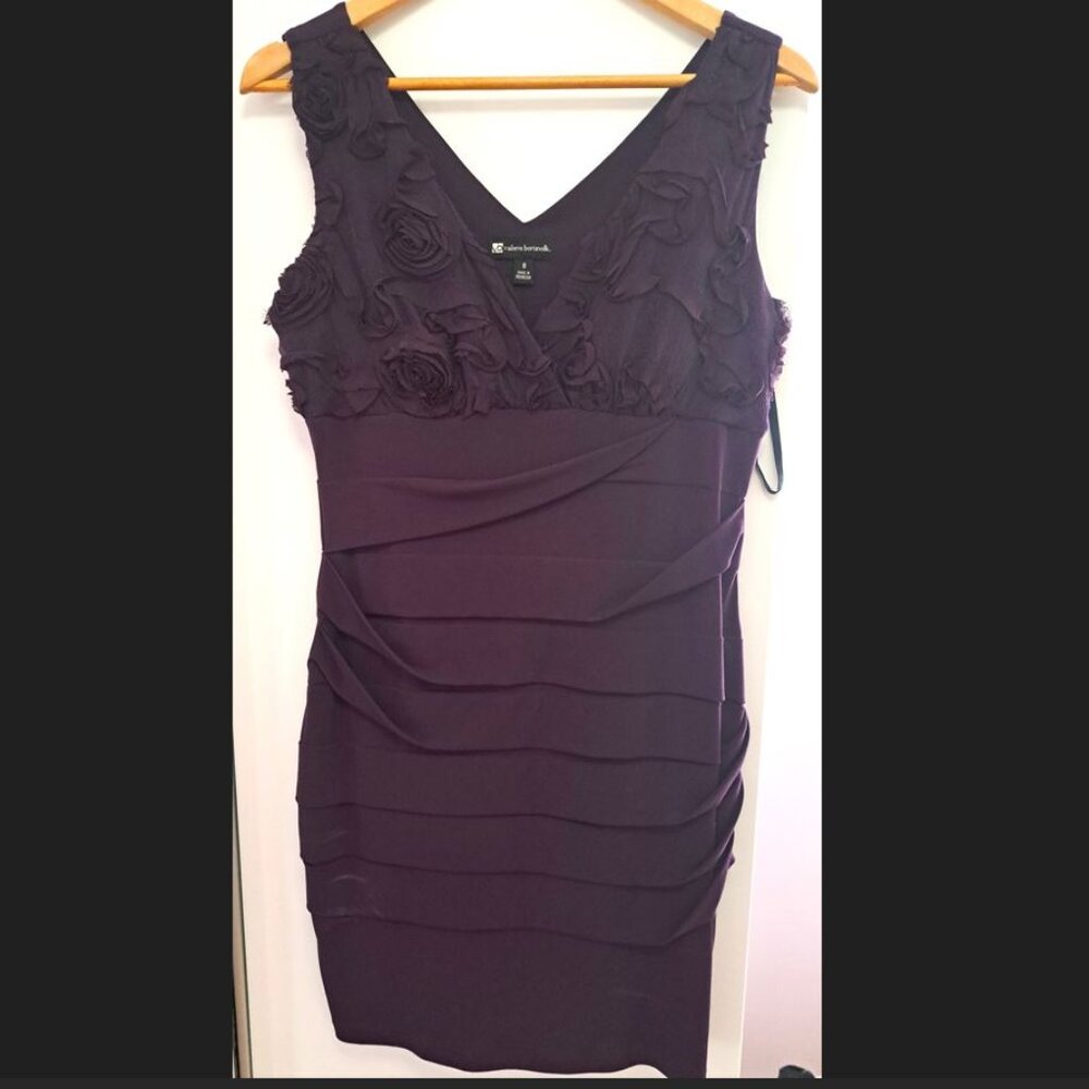 Valerie Bertinelli Woman's Cocktail dress Purple Bodycon